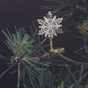 Vianočná ozdoba na klipse Snowflake