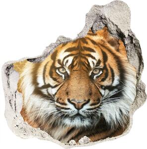 Nálepka fototapeta 3D výhľad Tiger bengálsky