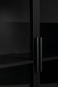 Čierna kovová vitrína 65x105 cm Ferre – White Label