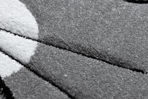 Dywany Łuszczów DOPREDAJ: 160x160 (priemer) kruh cm Detský kusový koberec Petit Cat crown grey kruh - 160x160 (priemer) kruh cm