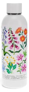 Biela fľaša z nehrdzavejúcej ocele 500 ml Wild Flowers – Rex London