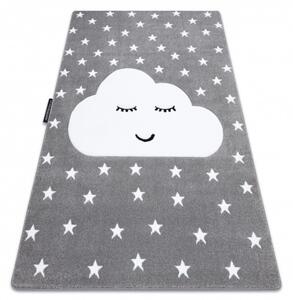 Dywany Łuszczów Detský kusový koberec Petit Cloud stars grey - 120x170 cm