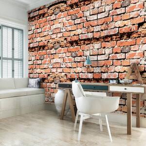 Fototapeta - Red Brickwall (152,5x104 cm)