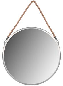 Tutumi - Okrúhle zrkadlo - šedá - 40 cm