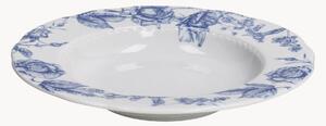 Porcelánové hlboké taniere Vienna Blu Rose, 6 ks