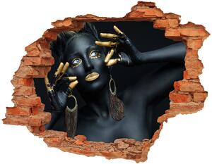 Diera 3D fototapeta nálepka Žena v čiernom nd-c-61049843