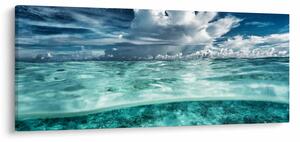 Obraz - Pohľad pod morskú hladinu (120x50 cm)