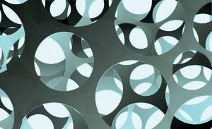 Fototapeta - Pastelové kruhy abstraktné (152,5x104 cm)