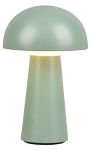 LED lampa Lennon IP44, batéria, stmievač, zelená