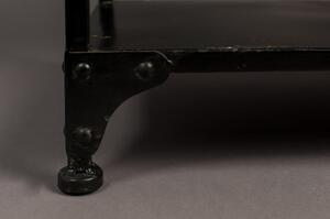 Čierna kovová vinotéka 60x81 cm Denver - Dutchbone