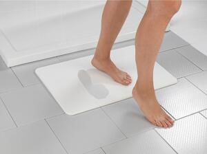 Biela kúpeľňová predložka z kremeliny 39x60 cm Simi – Wenko