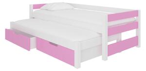 Detská posteľ SAGA, 200x90, ružová