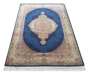 Koberec Exkluzívny Qum Silk 01 modrý