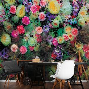 Fototapeta - Farebné kvety (152,5x104 cm)