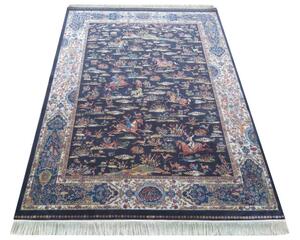 Koberec Exkluzívny Qum Silk 10 modrý