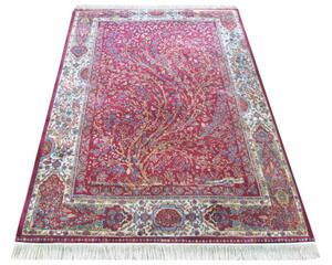 Koberec Exkluzívny Qum Silk 11 červený