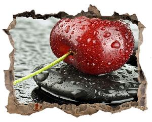 Nálepka 3D díra Cherry v daždi nd-k-67079233