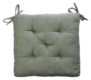 Prešívaný podsedák Striped Laurel Green