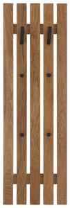 VEŠIAKOVÝ PANEL, prírodná farba, čierna, dub, 38/120/14 cm - Vešiakové steny, Online Only