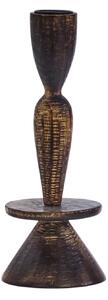 Drevený svietnik Dark Natural 18 cm
