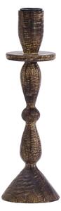 Drevený svietnik Dark Natural 23 cm