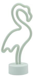 Neónová svetelná dekorácia v mentolovej farbe Flamingo – Hilight