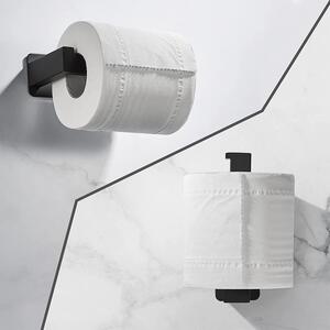 ViaDomo Via Domo - Držiak na toaletný papier Gioia - čierna - 14,5x4,5x7 cm