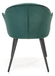 Halmar Jedálenská stolička K468 - tmavě zelená