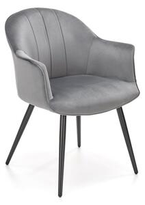 Halmar Jedálenská stolička K468, sivá