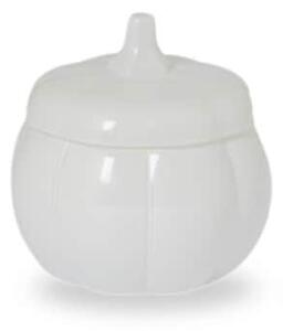 Sklenená dóza Tekvica Brehult White 9 cm