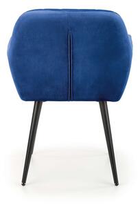 Halmar Jedálenská stolička K429, tmavo modrá