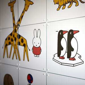 IXXI Skladaný obraz – Miffy v zoo 1 m²