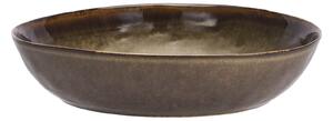 Kameninová servírovacia misa Brown Ø 27,5 cm