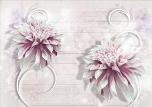 Fototapeta - Ružové kvety (152,5x104 cm)