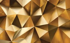 Fototapeta - Zlatá abstrakcia 3D (152,5x104 cm)
