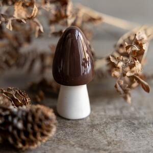 Jesenná dekorácia Huba Bohult Brown 6 cm