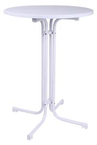 TENTino Elegantný skladací bistro stôl 80 cm ELEGANT WHITE