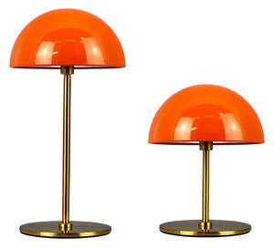 Stolové Lampa Dyberg Larsen, Along, stmievateľné, Oranžová, Obývacia izba, Kov, Škandinávsky