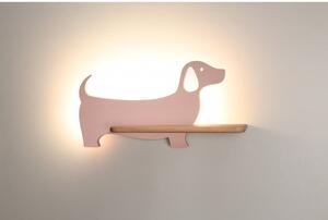 Ružové detské svietidlo Dog - Candellux Lighting