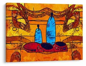 Obraz - Staroveká maľba (70x50 cm)