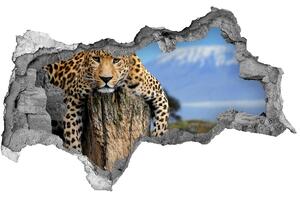 Diera 3D fototapeta na stenu Leopard na pni nd-b-66888484