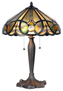 Stolná lampa Tiffany - Ø 41 * 61 cm 2x E27 - Clayre & Eef