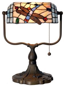 Stolná lampa Tiffany - 27 * 20 * 36 cm 1x E27 - Clayre & Eef