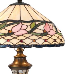 Stolná lampa Tiffany Lovely Tulip - Ø 40*60 cm - Clayre & Eef