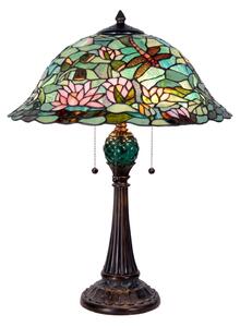 Stolní Tiffany lampa Roof - Ø 41*65 cm - Clayre & Eef