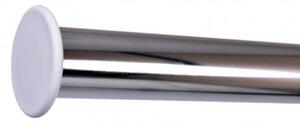 ViaDomo Via Domo - Pojazdný kovový vešiak Balena - biela/chróm - 118x127,5x43 cm