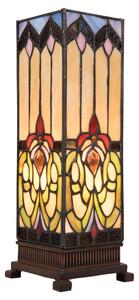 Stolná lampa Tiffany Bend - 12 * 12 * 35 cm - Clayre & Eef