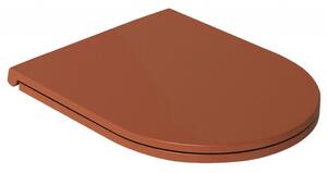 ISVEA - INFINITY WC sedátko SLIM, Soft Close, Easy Take, terracotta 40KF0548I-S