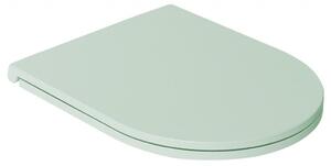ISVEA - INFINITY WC sedátko SLIM, Soft Close, Easy Take, zelena mint 40KF0542I-S