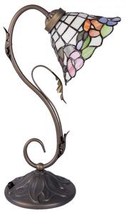 Stolná Tiffany lampa Blooming - Ø 20*48 cm - Clayre & Eef